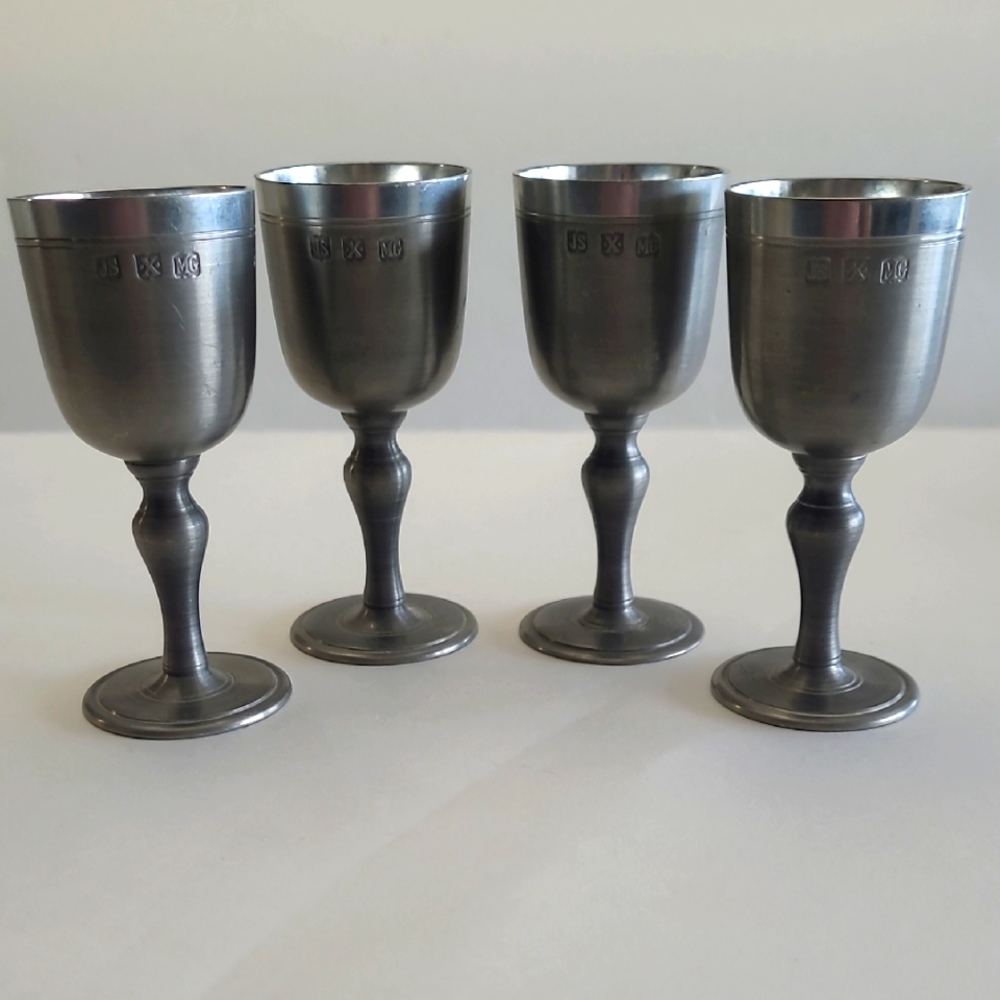 John Somers Pewter Goblets